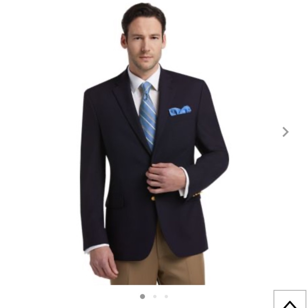 Jos A Bank Navy Blazer